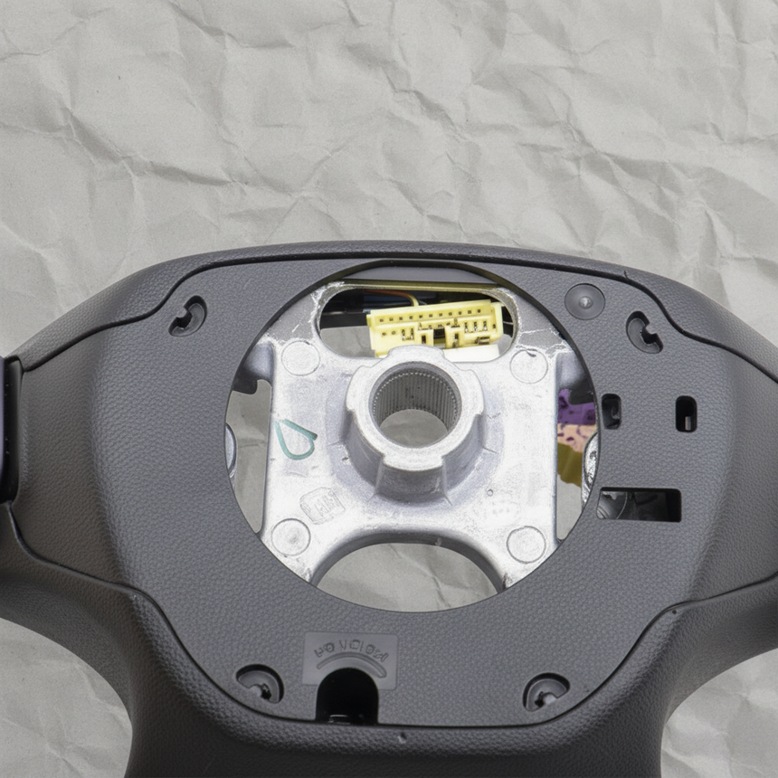 2018-2021 Buick Enclave 3.6L Steering Wheel Black Leather OEM