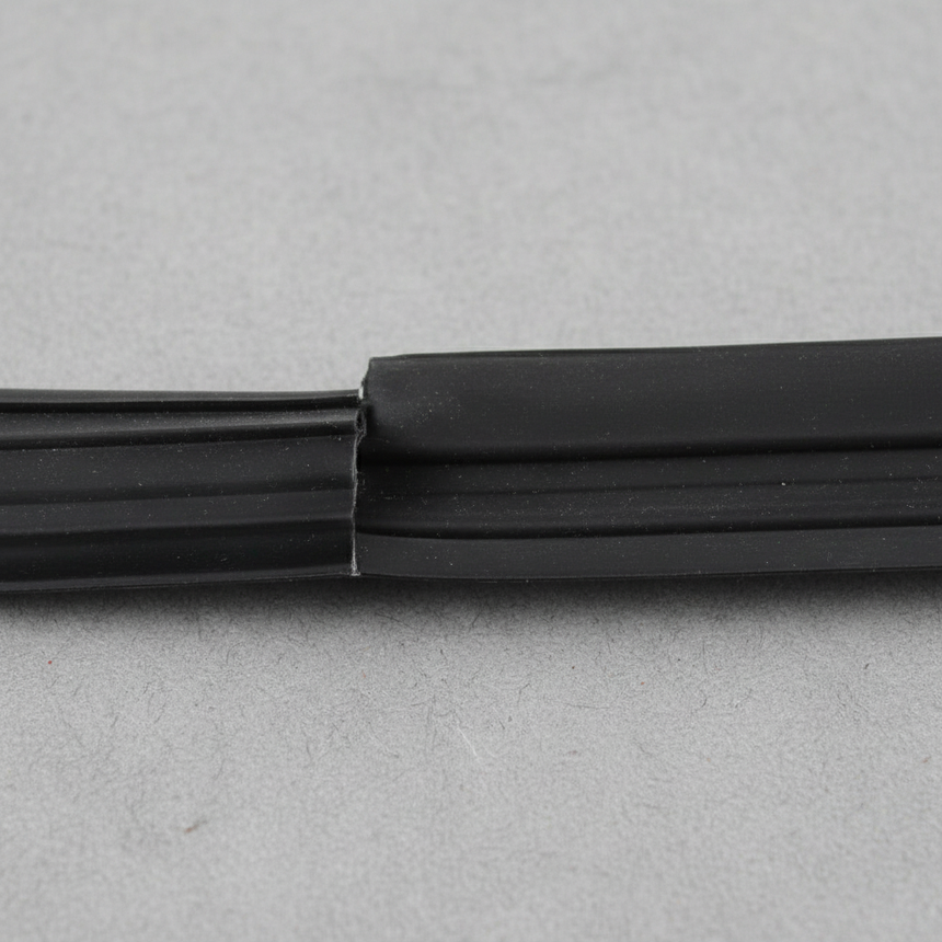 2011-2020 Toyota Sienna Window Run Seal Passenger Side Front Door OEM - Bottom Detail