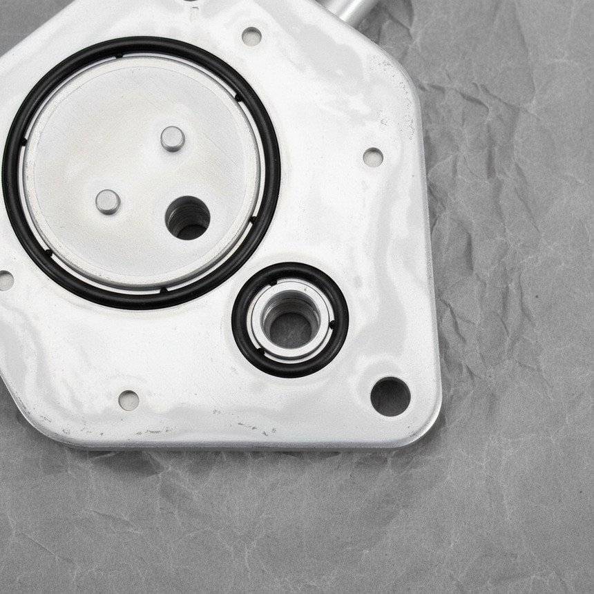 2016-2025 Honda Civic HR-V CVT Transmission Fluid Cooler/Warmer OEM - Bottom Detail Angle 2