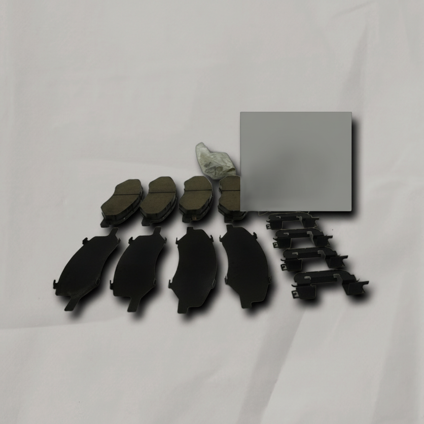 Middle Crop - Light Grey Kraft Paper Background