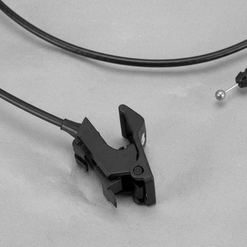 GM Hood Latch Release Cable Bottom Detail