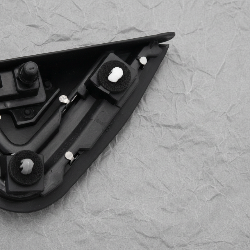 2017-2022 Honda CR-V Driver Side Front Pillar Corner Garnish Molding Trim OEM - Middle Detail Angle 2