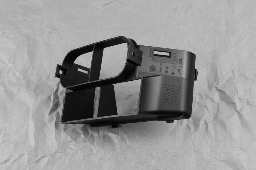 2005-2014 Volkswagen Black Air Intake Inlet Connector - Full View