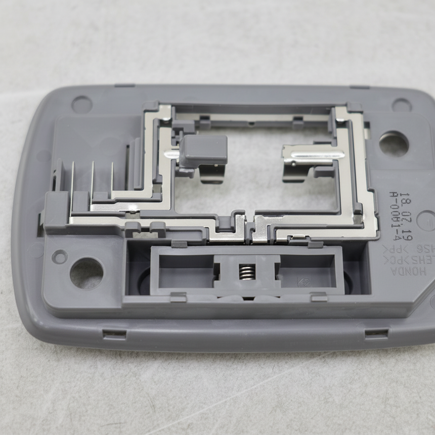 2008-2015 Honda Civic Pilot Odyssey Inner Dome Light Base Atlas Gray OEM - Middle Detail Alternate