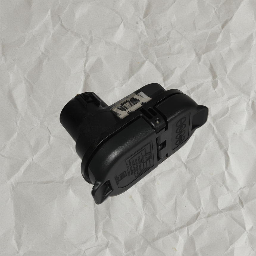 2019-2025 Silverado Sierra Rear Bumper Trailer Plug Receptacle Genuine OEM – Bottom Detail