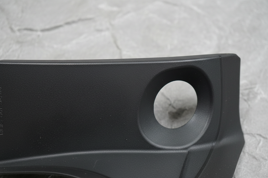 Rear Passenger Side Quarter Panel Gutter Trim - Top Section Detail