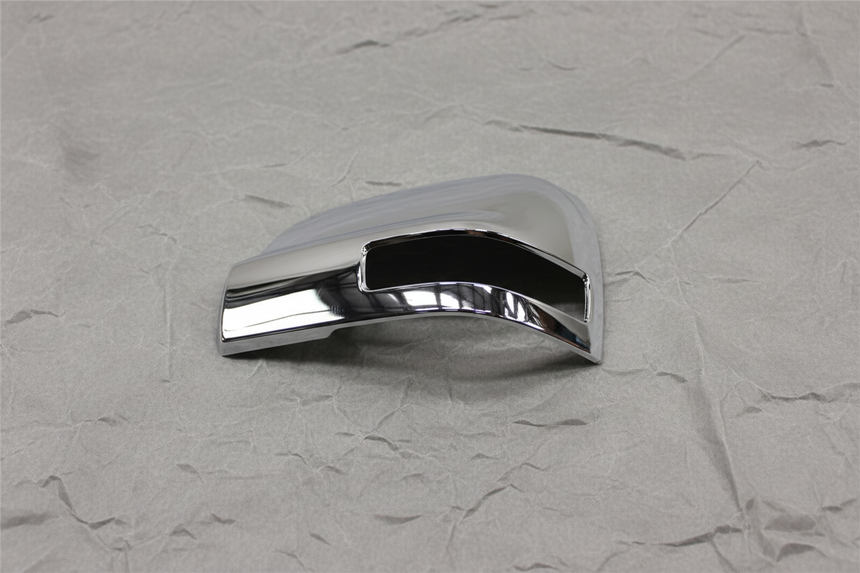 2016-2024 Nissan Titan XD Driver Side Door Mirror Cap Chrome - Angle View 3