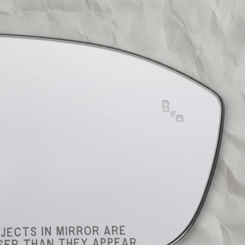 2022-2025 Nissan Pathfinder Murano Passenger Mirror Glass Heated OEM - Top Detail