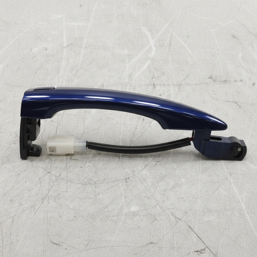 Nissan OEM Passenger Side Front Exterior Door Handle Deep Blue - Middle Detail 1