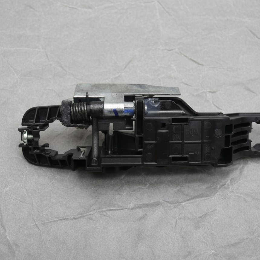 2013-2019 Nissan Sentra Driver Side Exterior Door Handle Base Without Nismo OEM - Middle Detail Angle 2
