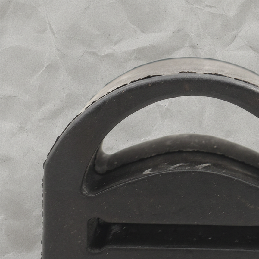 Rear Leaf Spring Silencer - Top Detail