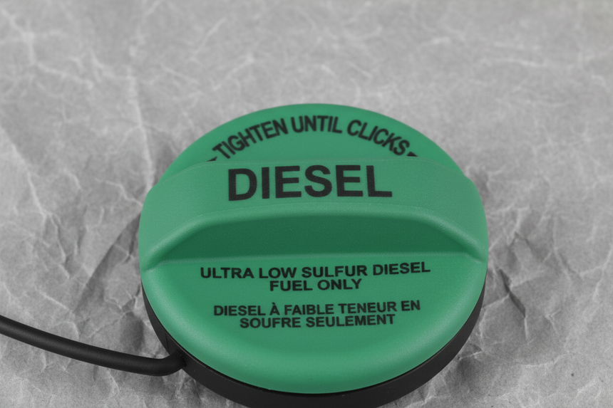 2023-2025 Ford F-250 F-350 F-450 F-550 Green Diesel Fuel Tank Cap OEM