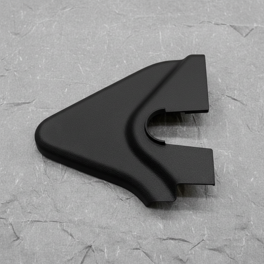 2016-2019 Ford Explorer 3rd Row Seat Latch Cover Ebony OEM - Full View