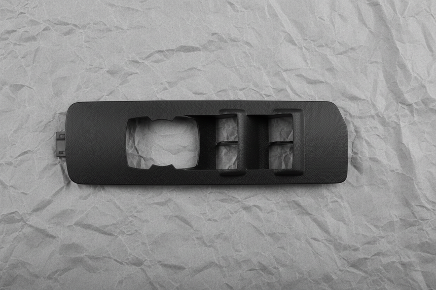 Front Driver Power Window Switch Housing - Middle Section Detail