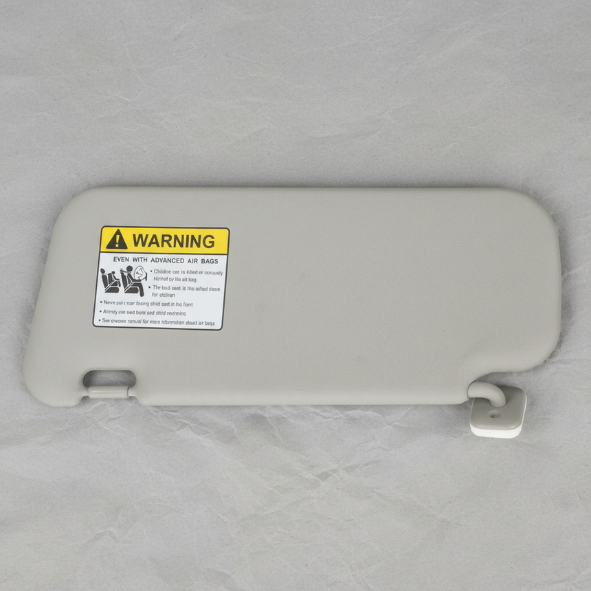 2010-2013 Mazda 3 Passenger Side Sun Visor Sedan Without Sunroof OEM