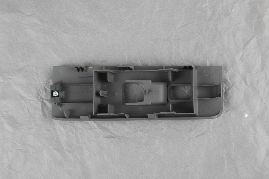 2005-2021 Nissan Frontier Passenger Front Window Switch Bezel Steel OEM
