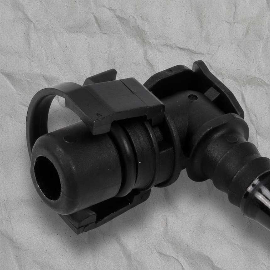 2013-2021 Buick Encore Chevy Trax OEM Coolant Vent Hose Connector - Middle Detail
