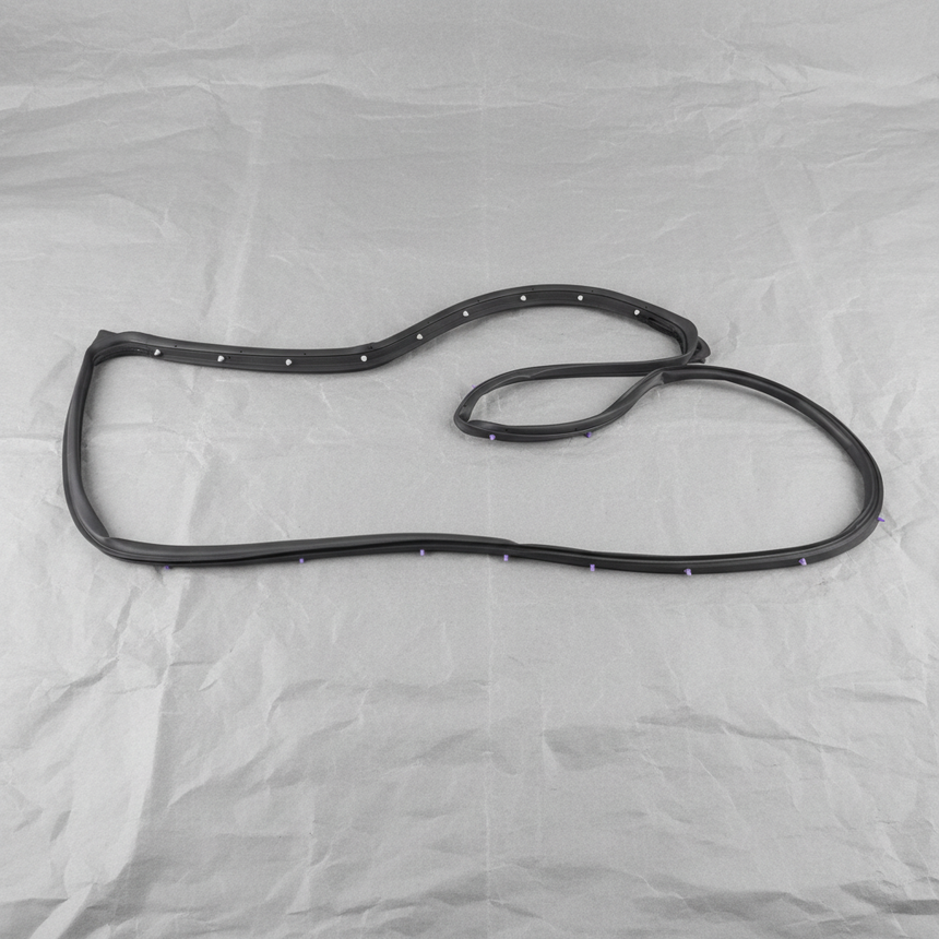 2015-19 Nissan Versa Genuine OEM Passenger Side Rear Door Mounted Weatherstrip alternate view