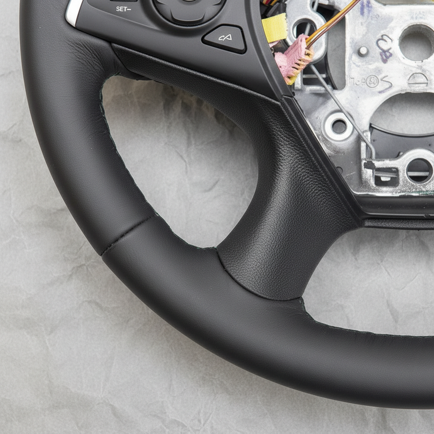 2018-2021 Buick Enclave 3.6L Steering Wheel Black Leather OEM