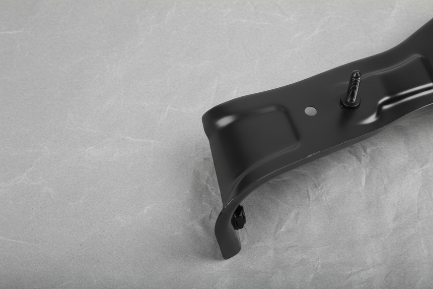 Front Driver Side Bumper Mount Bracket - Bottom Detail Angle 2