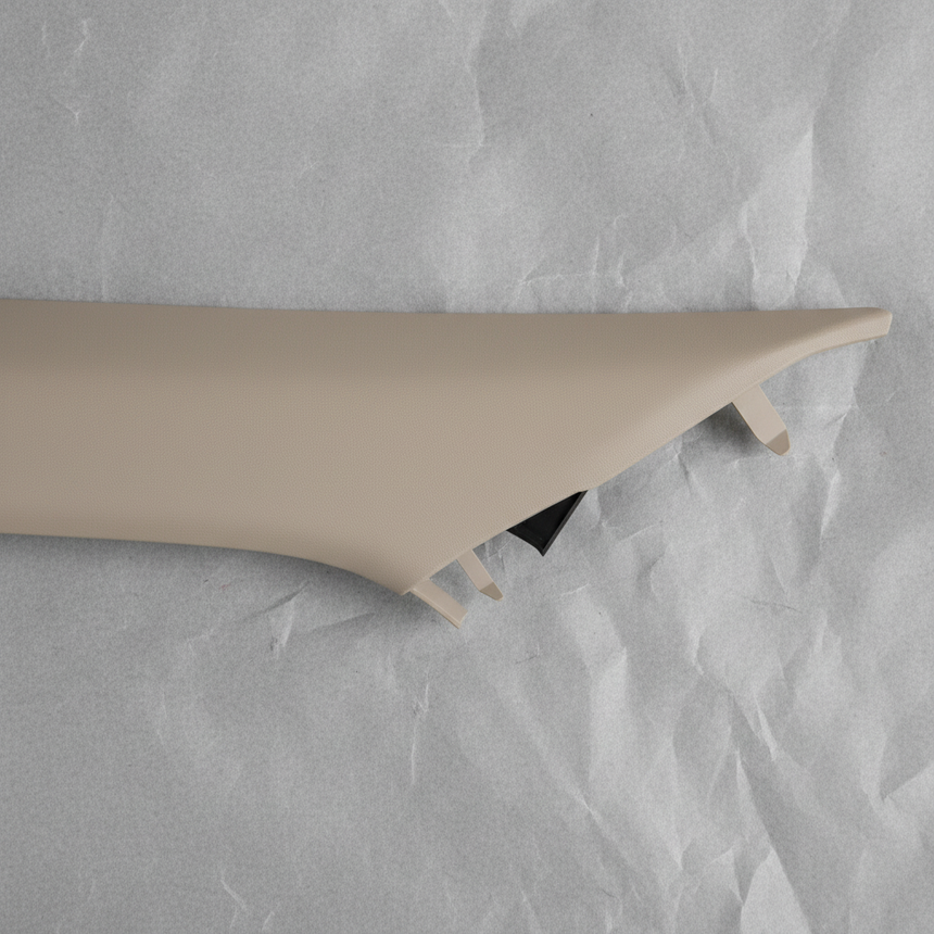 2020-2022 Ford Escape Driver Windshield Pillar Trim Beige OEM - Middle Detail