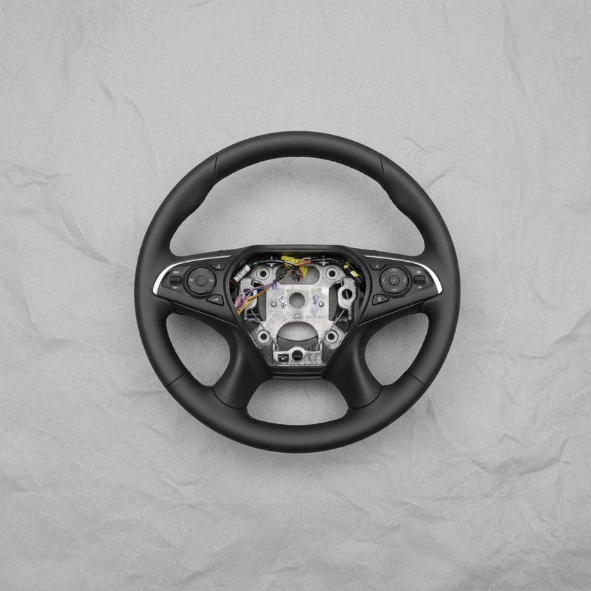 2018-2021 Buick Enclave 3.6L Steering Wheel Black Leather OEM