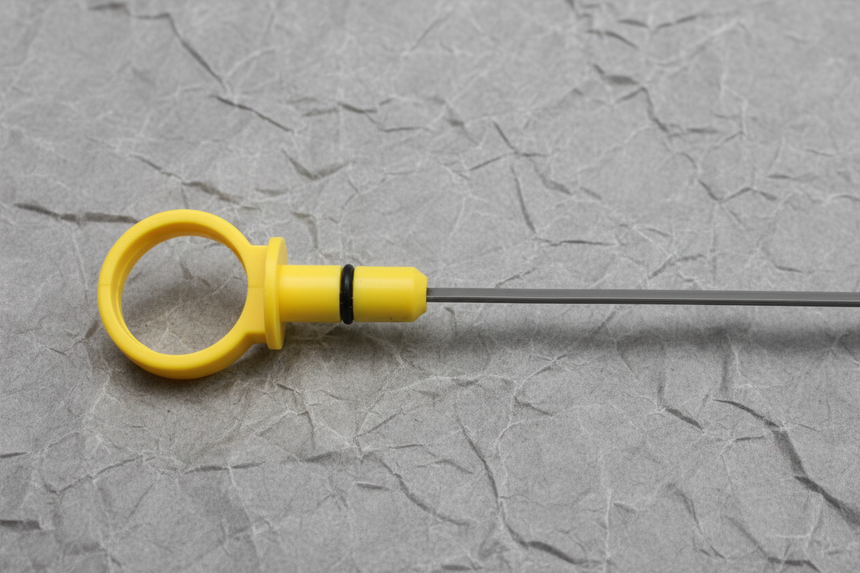 Engine Oil Dipstick - Top Section Detail