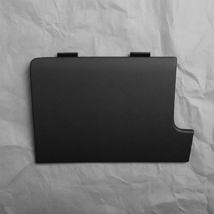 Close-up of Volkswagen OEM Jetta Lower Cover Trim Panel Black