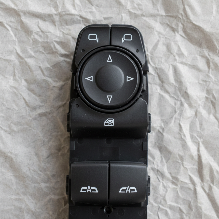 2021-2024 Cadillac CT5 Front Driver Side Door Window Switch — Middle Detail