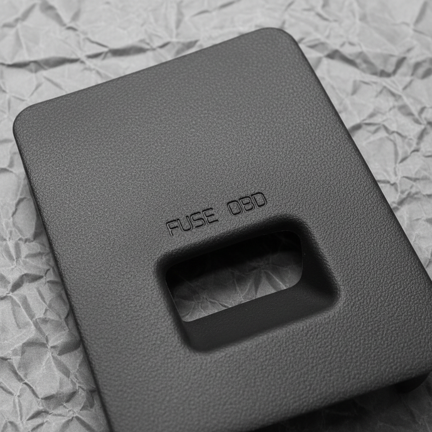 Macro Middle – Grey Kraft Background