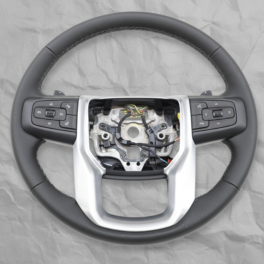 2022-2025 Sierra 1500 OEM Black Steering Wheel SLE SLT Elevation