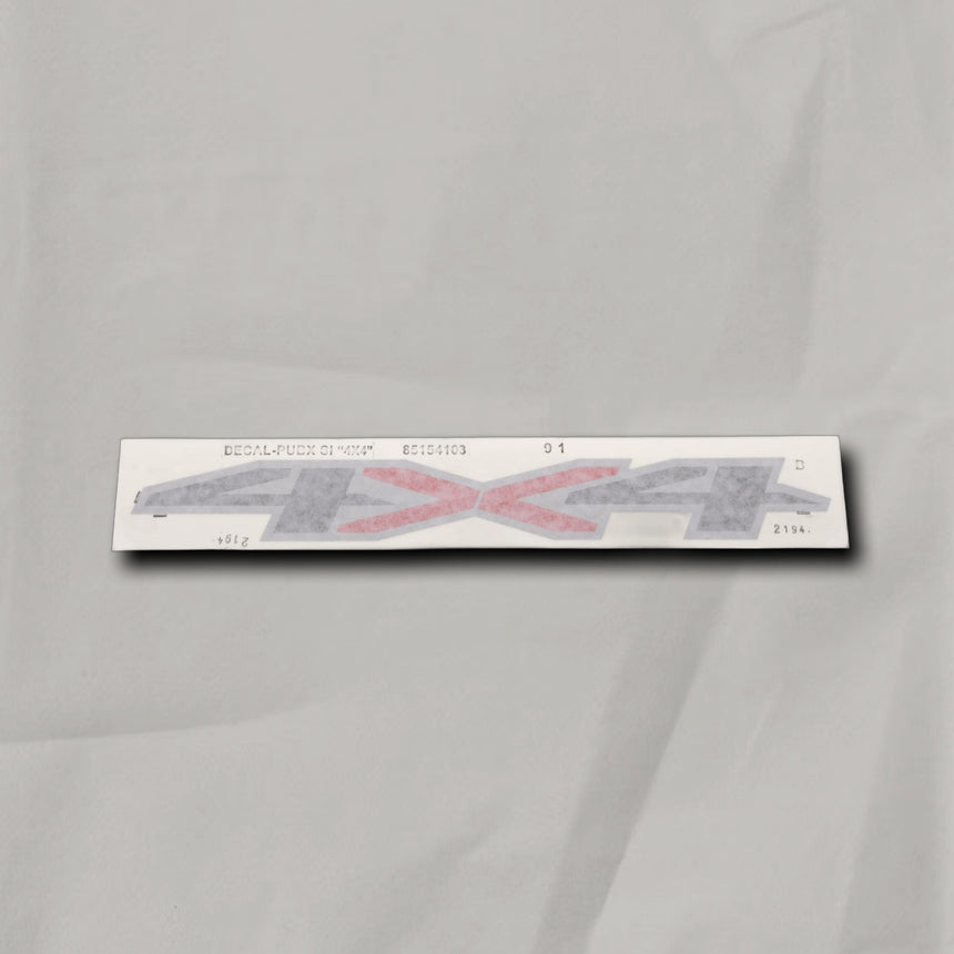 2023-2025 Chevrolet Silverado 1500 2500HD 3500HD 4x4 Pickup Box Decal OEM