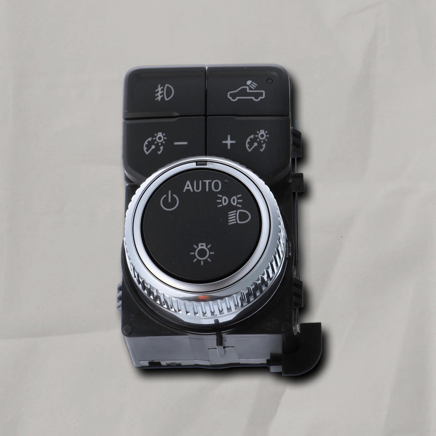 2020-2023 GMC Sierra 1500 Headlight Switch Without perimeter lighting with fog lamps.