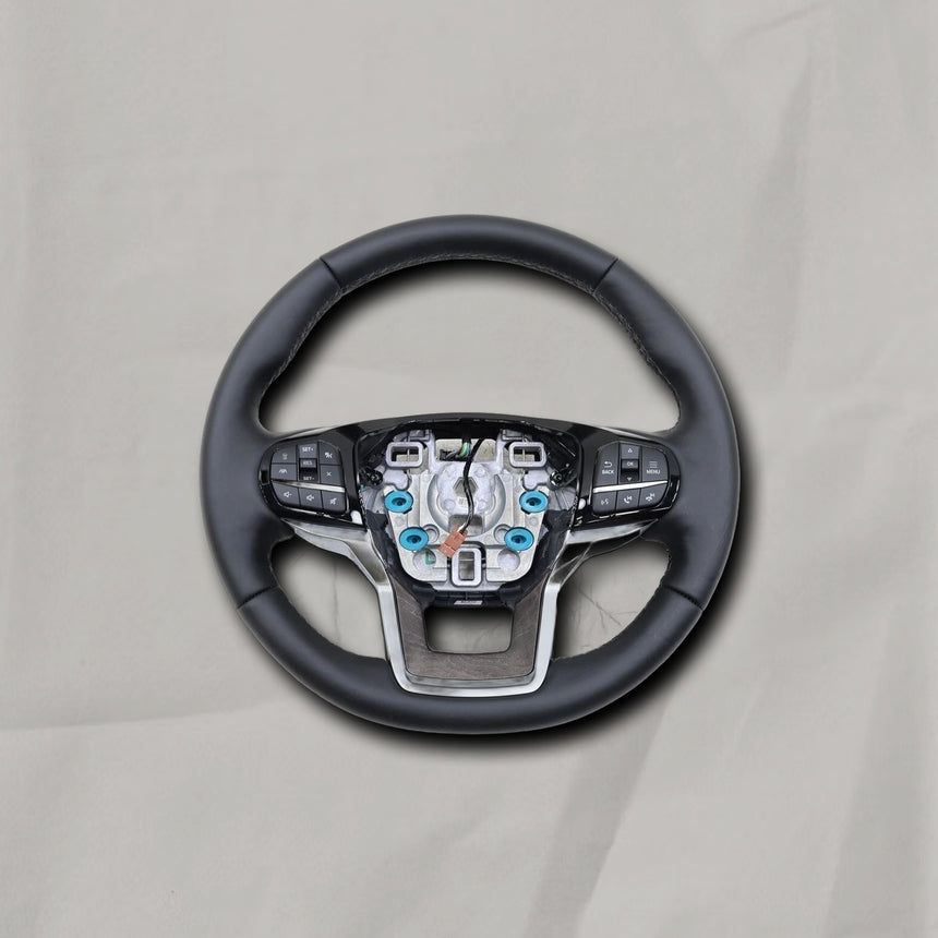 2021-2024 Ford Explorer Black Leather Steering Wheel OEM