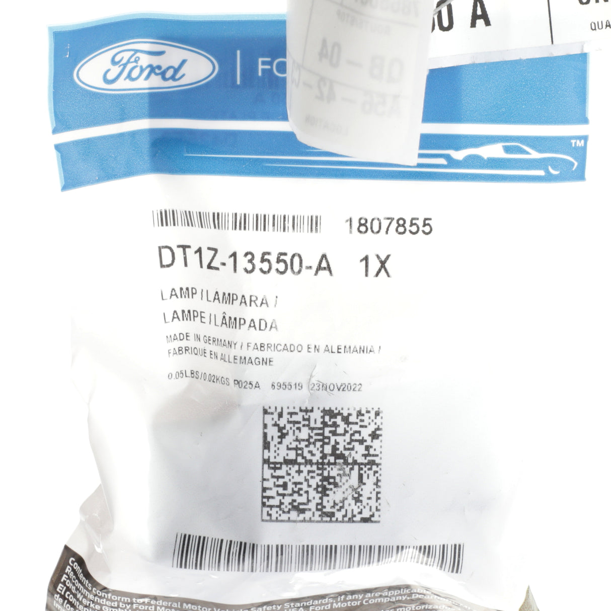 OEM NEW Ford 2014-2018 Transit Connect Right Left License Plate Lamp Dt1Z13550A