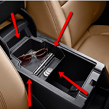 Chevy Blazer Console Issues solved with console tray, No more digging for small items.