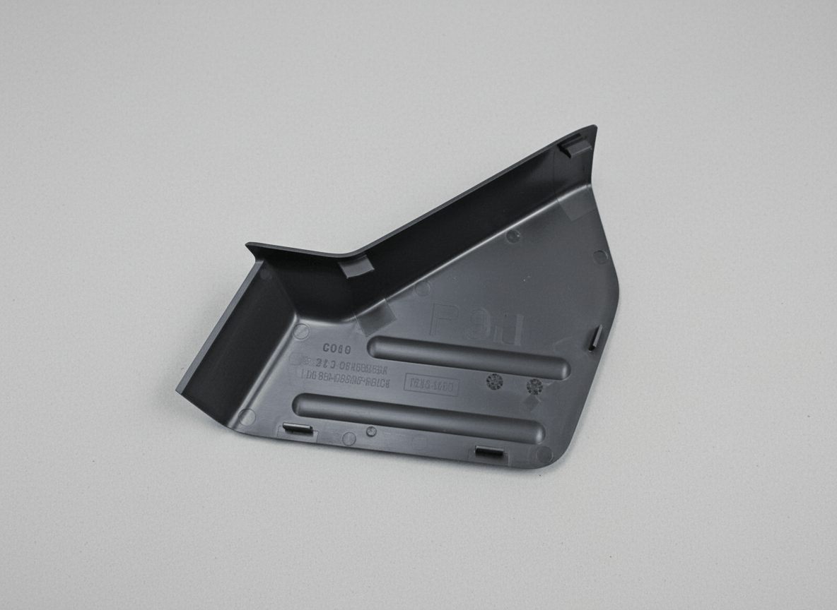 9L3Z-1661693-CA 09-14 Ford F-150 Driver Side Seat Shield Moulding Cover Charcoal Genuine OEM