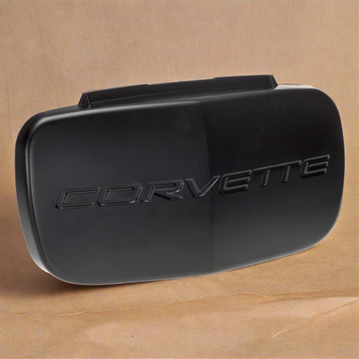10288540) 1997-2004 Corvette Front License Plate Cover Black OEM