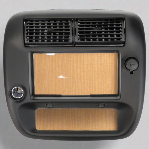 5L5Z-1004302-JAA 1997-2006 Ford Ranger Center Dashboard Radio Panel AC Heater Vent Trim Black