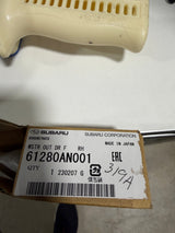 CL0925-61280AN001-F13 20-25 Subaru Legacy/Outback Pass Side Front Outer Door Molding OEM