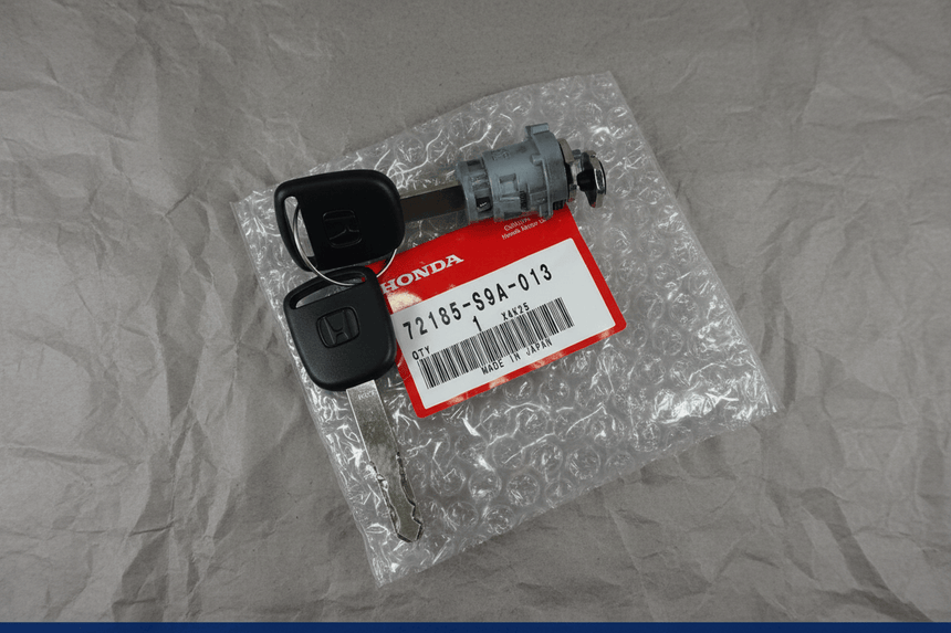 2002-2011 Honda CR-V Element Civic Driver Side Door Lock Cylinder w/ Keys OEM