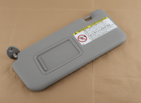 74320-42420-B0 2004-2005 Toyota RAV4 OEM Gray Driver Sunvisor No Sunroof Non Lighted