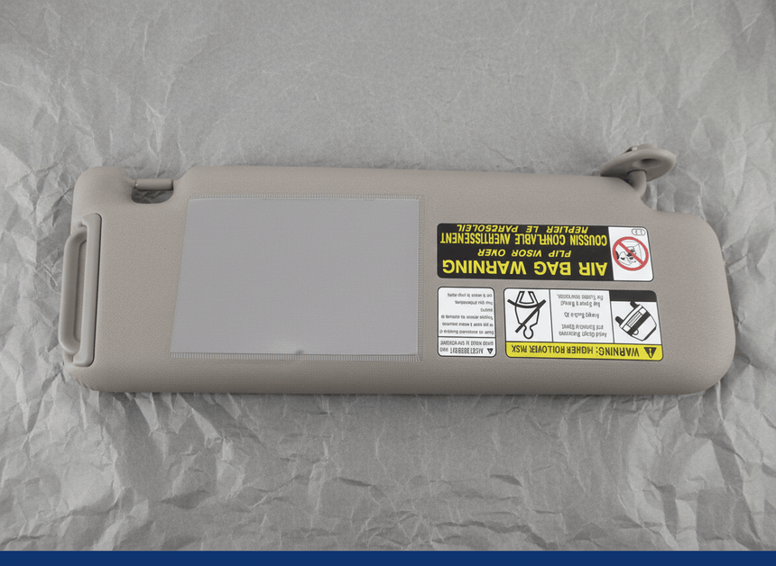 2006-2007 Toyota 4Runner Driver Side Sun Visor Beige/Fawn OEM
