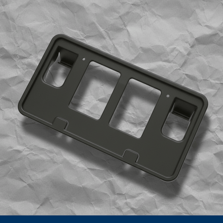 6L3Z-17A385-AAA 2006-2008 Ford F-150 Front License Plate Bracket Mount Genuine OEM No Hardware