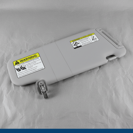 EG21-69-320B-77 2007-2008 Mazda CX-7 Driver Side Sun Visor Gray Sunroof Eqpd OEM