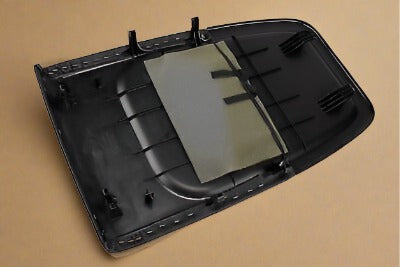 20926207 2007-2013 Silverado Sierra Black Front Seat Back Panel W/leather For Non Heated / Cooled Seats-  Fits Either Side