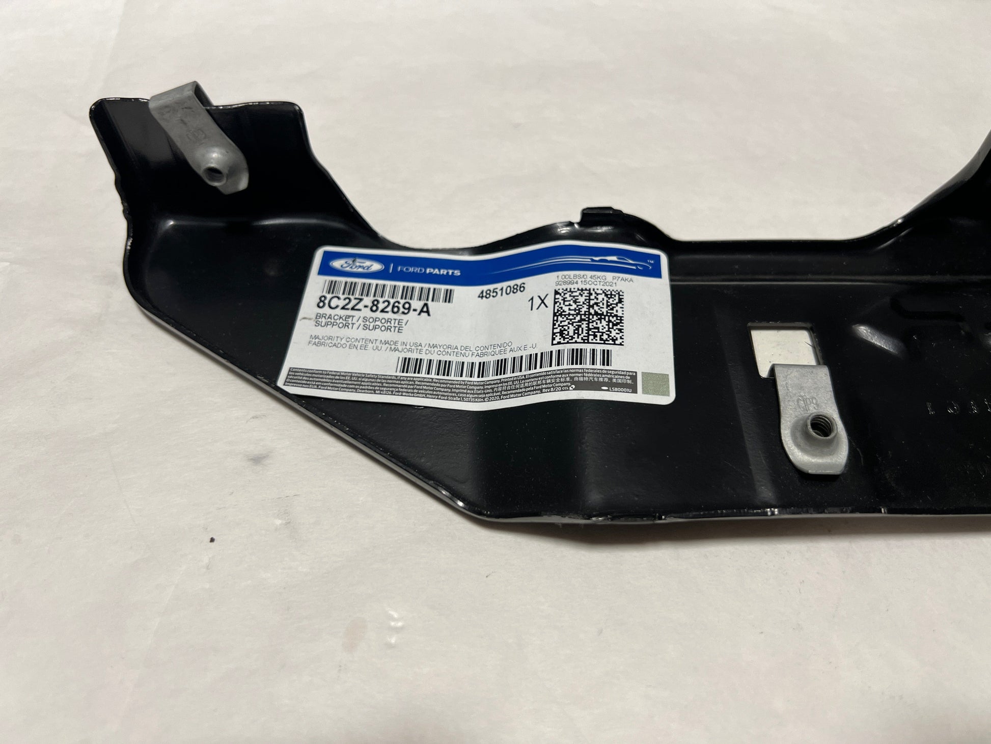 CL-0623-8C2Z-8269-A-H18 2008-2021 Ford E-150 250 Van Driver Side Inner Grille Bracket 8C2Z-8269-A