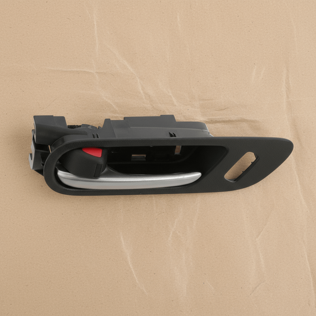 BBM4-59-330C-02 2010-2013 Mazda 3 OEM Driver Side Interior Door Handle Silver Pwr Locks