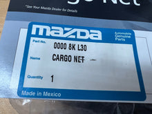 Load image into Gallery viewer, CL-0623-0000-8K-L30-G16 2010-2013 Mazda3 4-Door Envelope Style Trunk Cargo Net OEM New 0000-8K-L30
