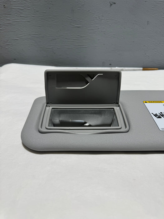 74320-35A61-B0-E12 2010-2014 Toyota Fj Cruiser Driver Side Sun visor With Mirror Gray OEM